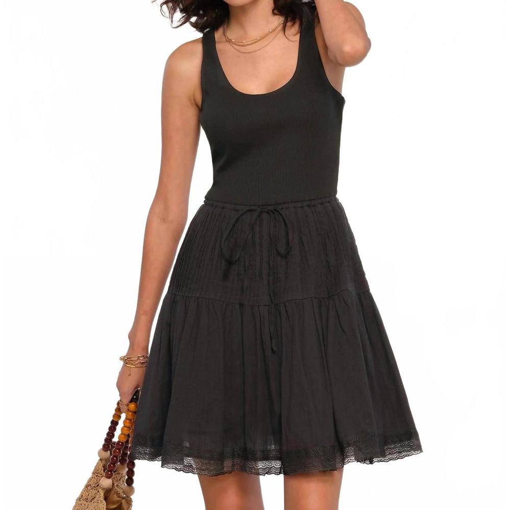 NEW HEARTLOOM tammi mini dress in black